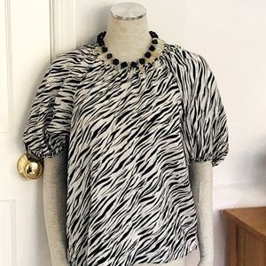 Trendy Who What Wear animal print top
